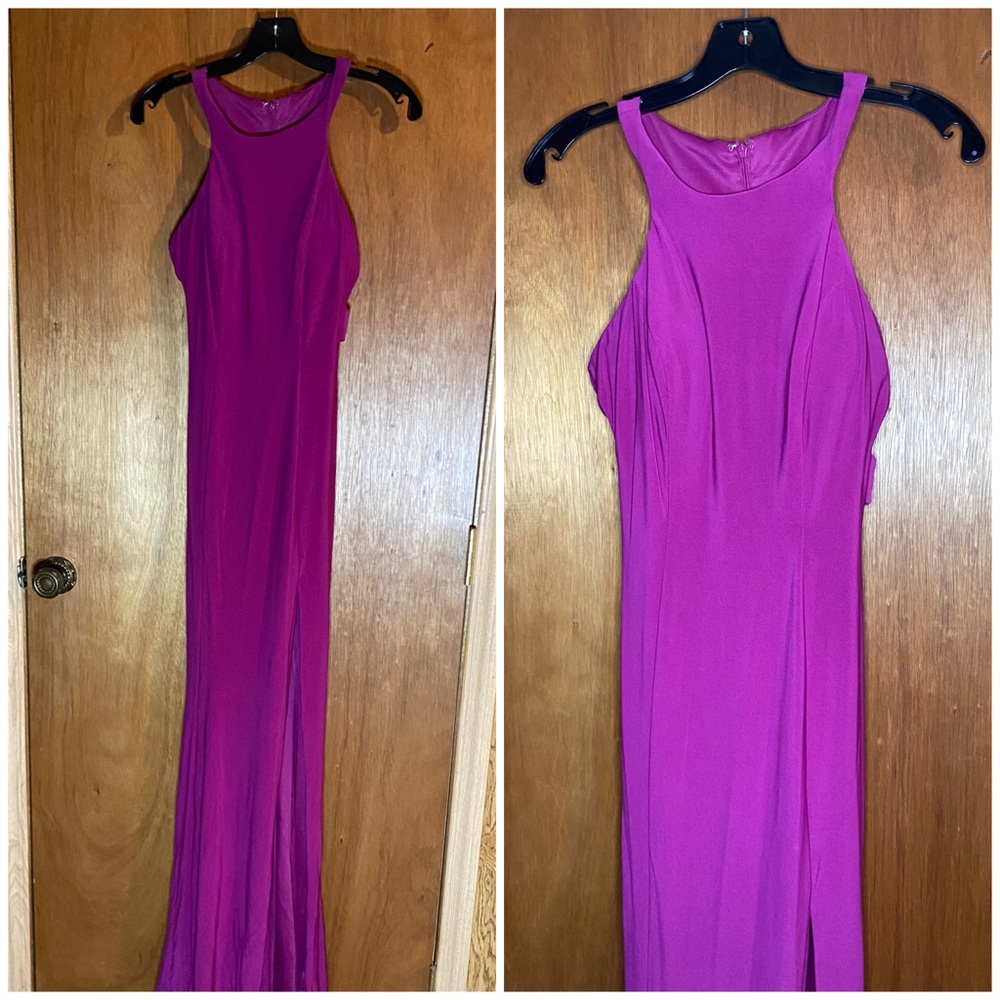 Fuchsia Size 2 Colette Mon Cheri Dress